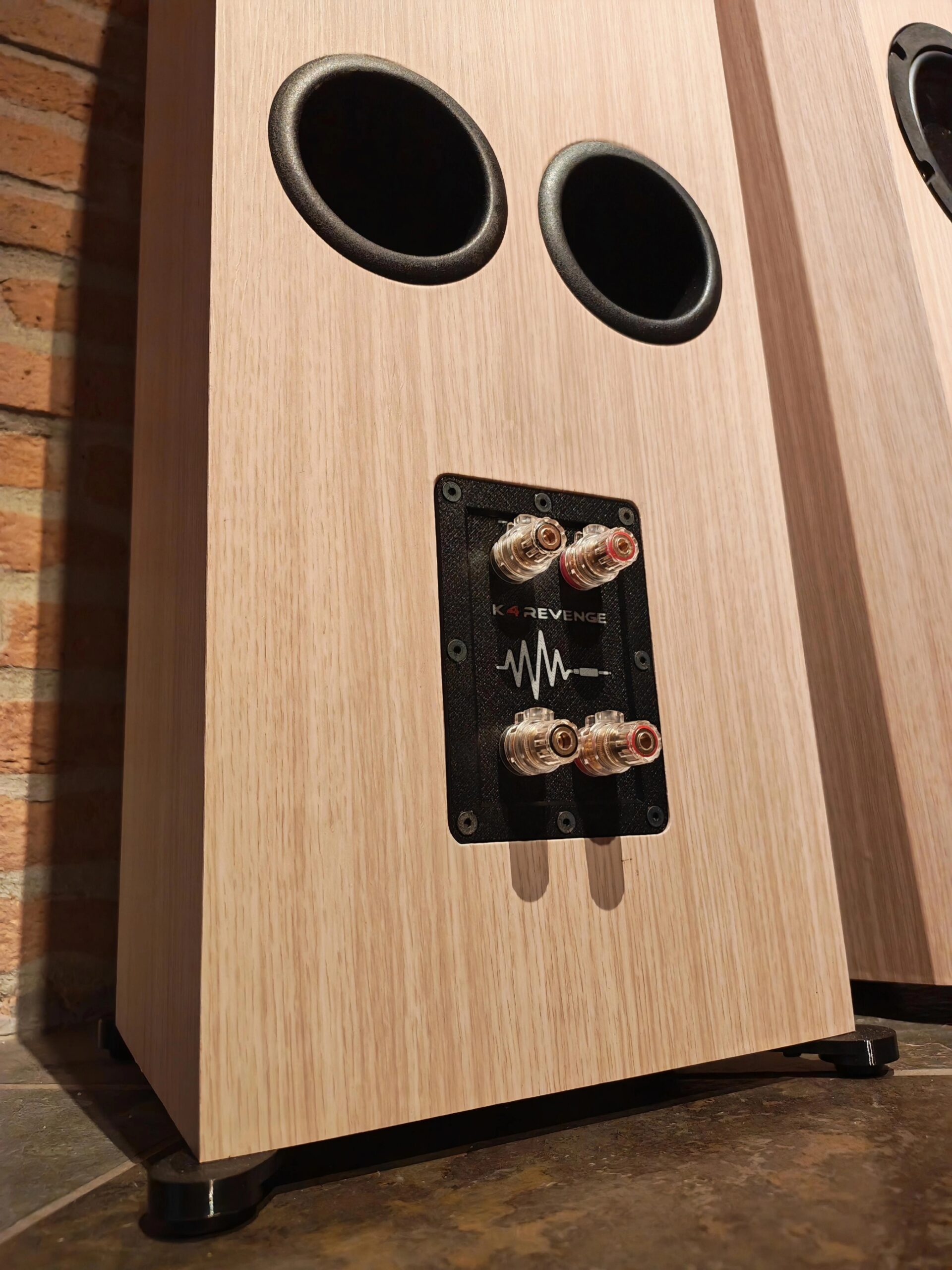 Retro Canto — vaschetta biwiring e condotti reflex